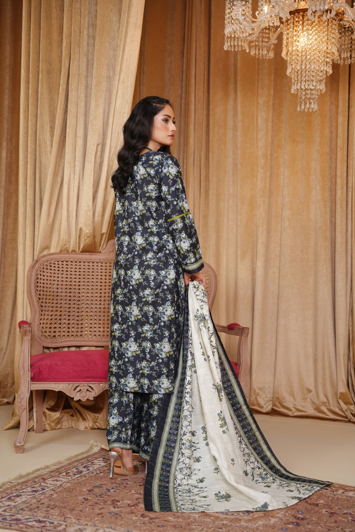 Bin Saeeed Digital Printed Khaddar 3PC