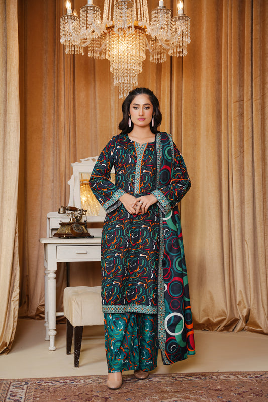Printed | Khaddar | 3PC