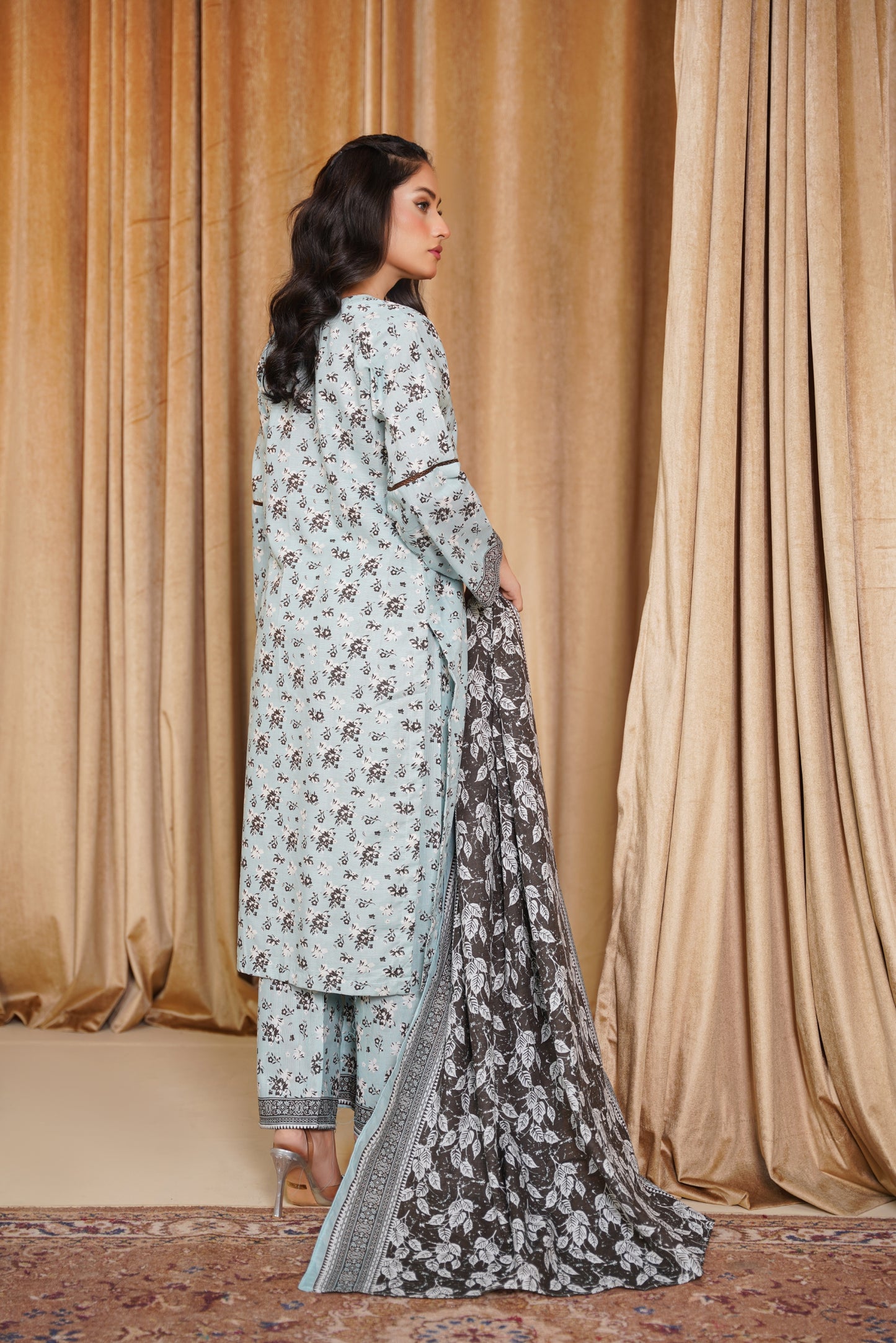 Bin Saeeed Digital Printed Khaddar 3PC