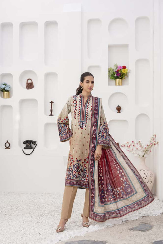 Printed | Khaddar | 3PC