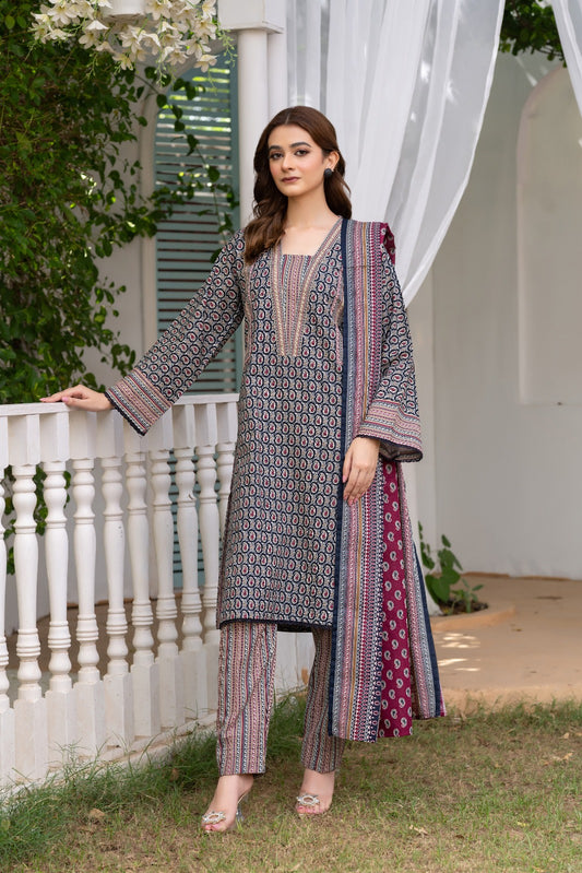 Printed | Khaddar | 3PC