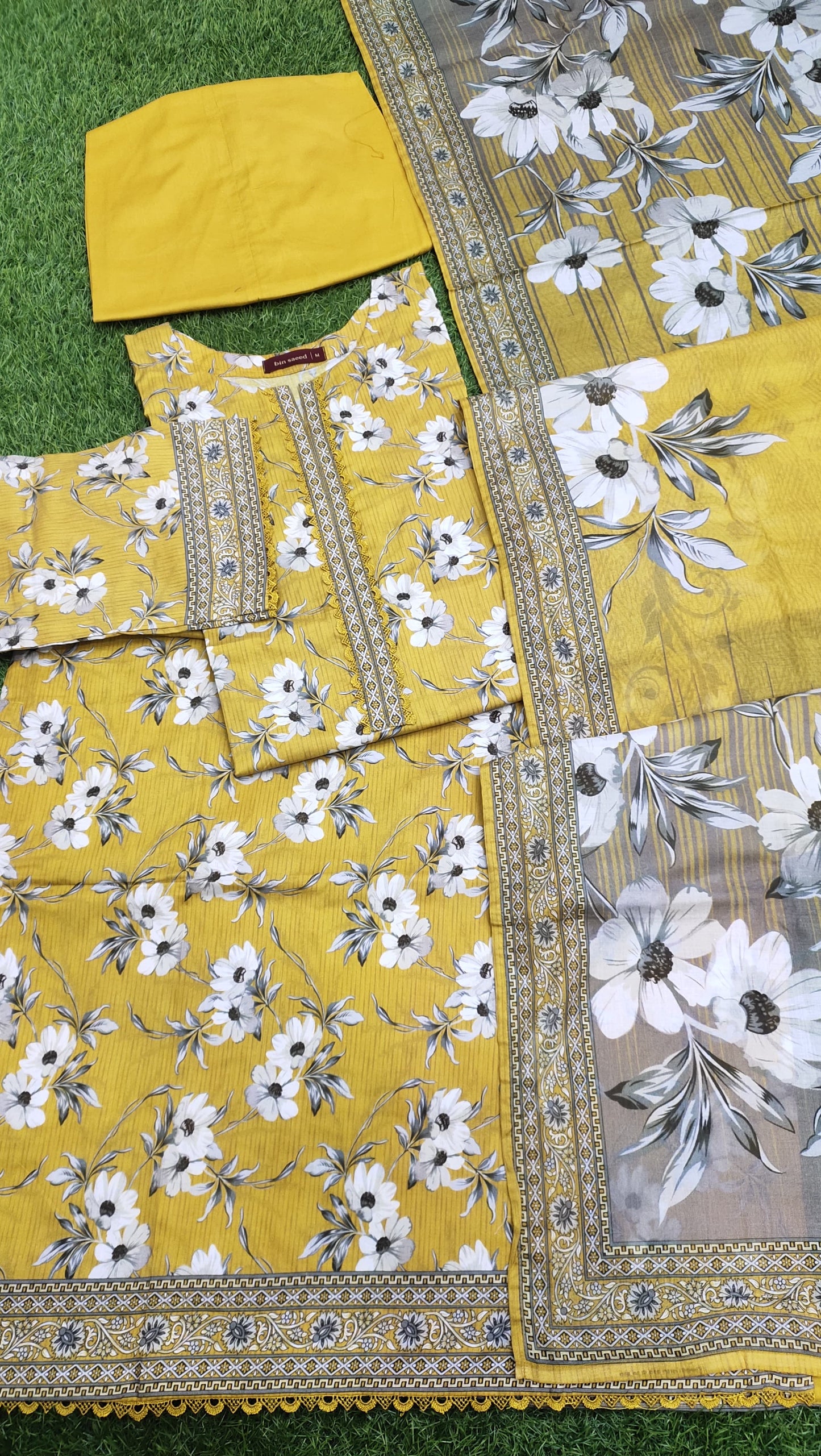 Bin Saeed Digital Printed Lawn 3PC