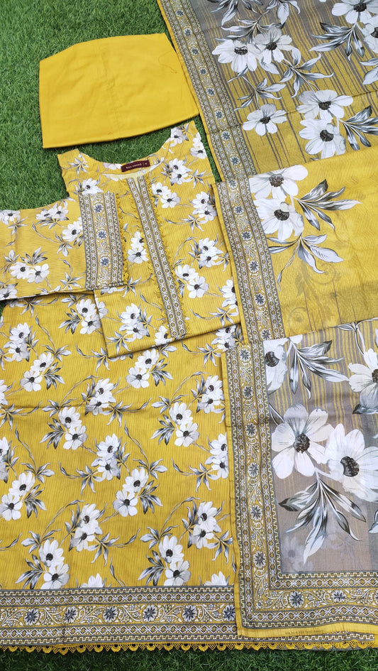 Printed Lawn 3PC