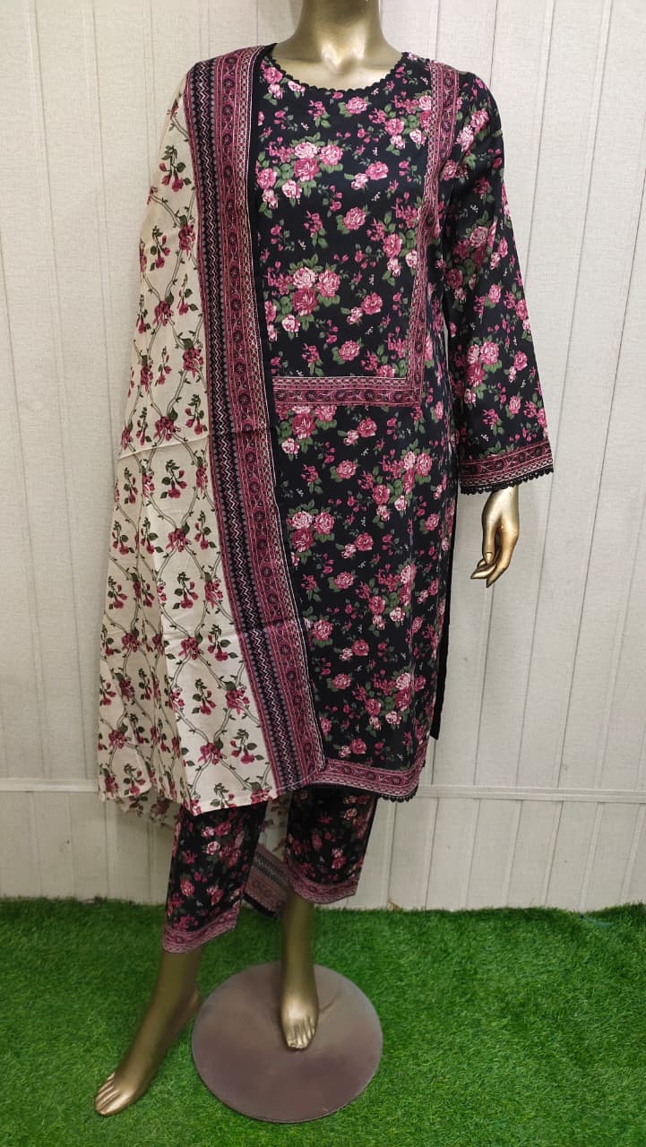 Bin Saeed | Printed Lawn | 3PC