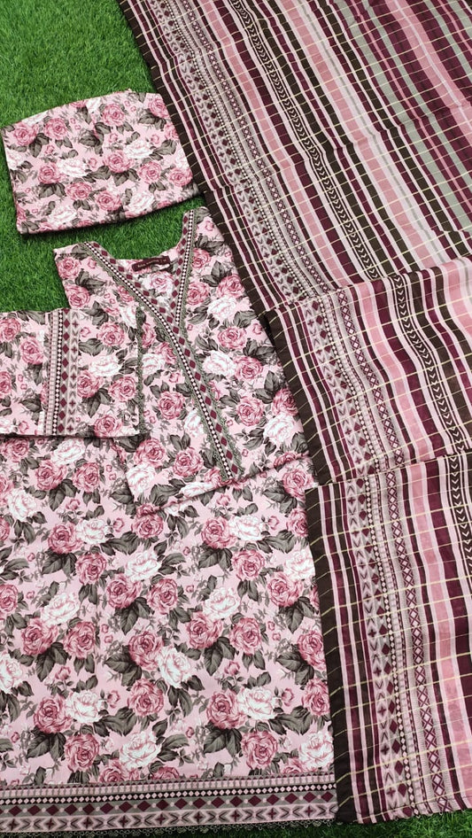 Bin Saeed Printed Lawn-3PC