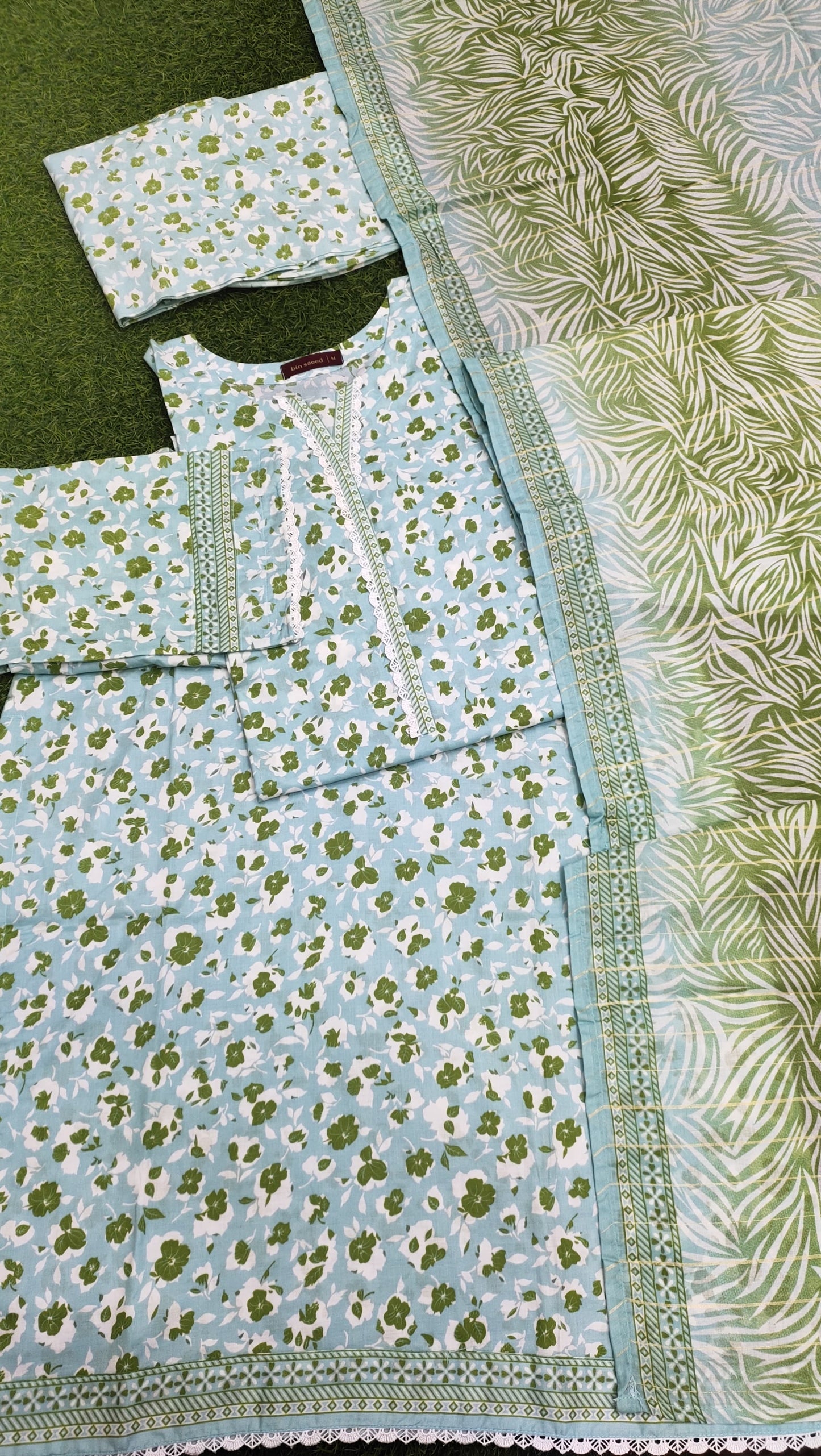 Bin Saeed Digital Printed Lawn 3PC