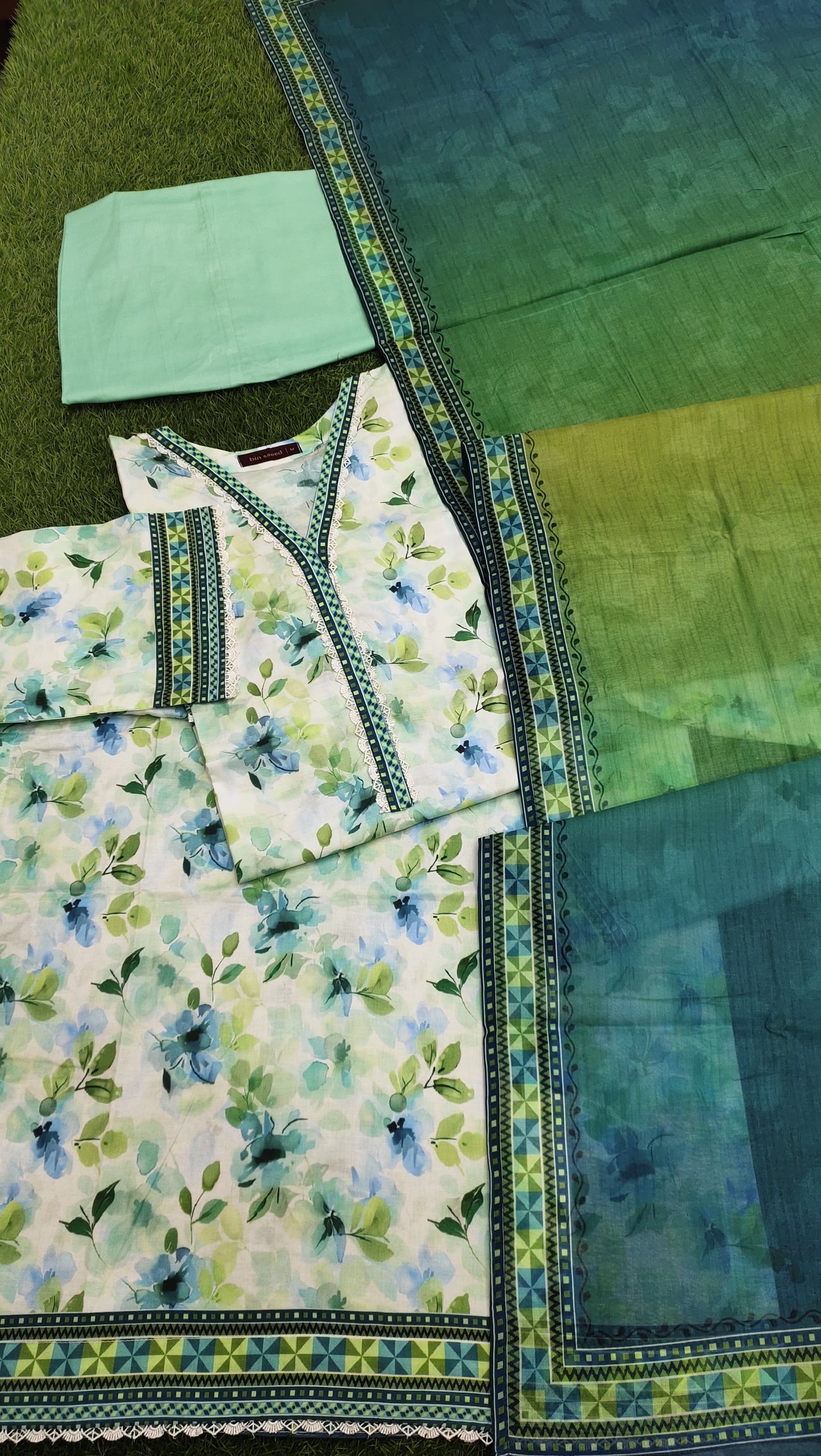 Bin Saeed Digital Printed Lawn 3PC