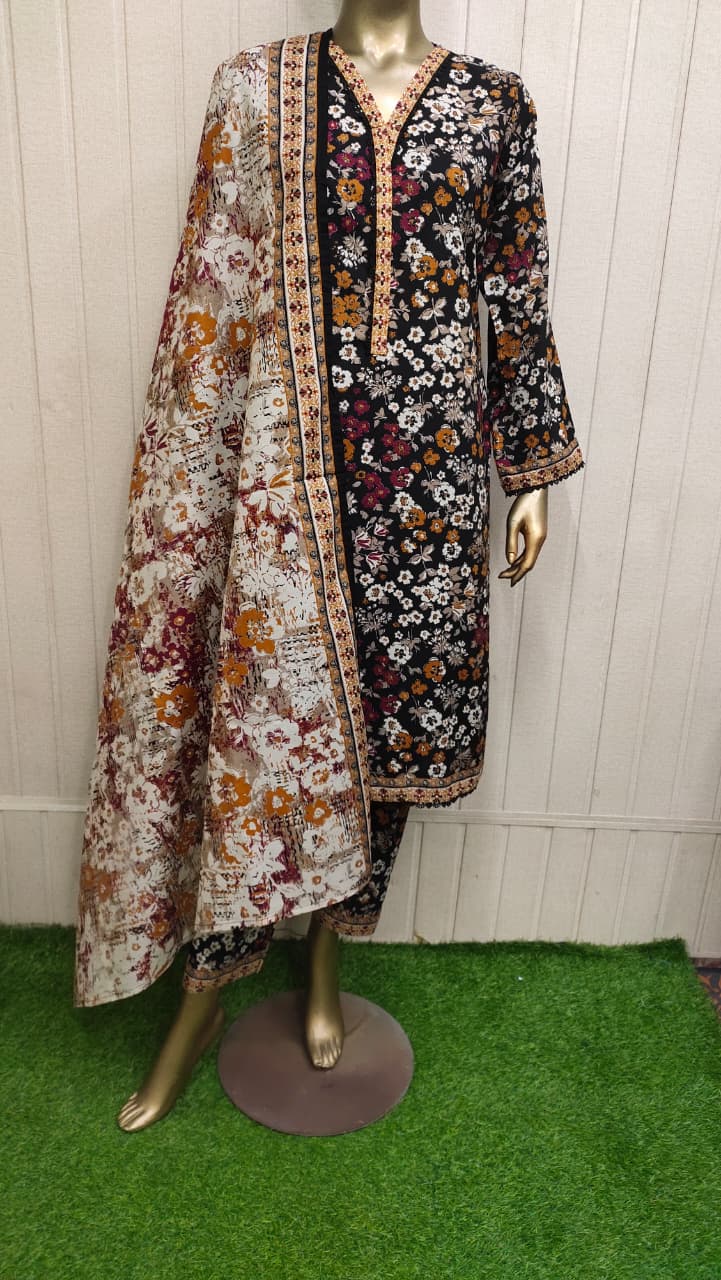 Bin Saeed | Printed Lawn | 3PC