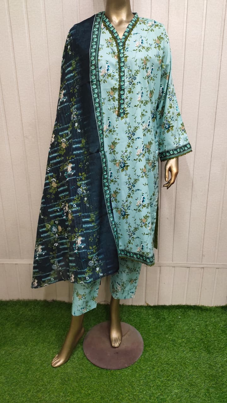 Bin Saeed | Printed Lawn | 3PC
