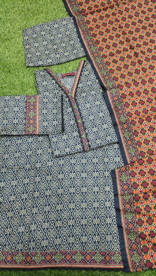 Bin Saeed Printed Lawn-3PC