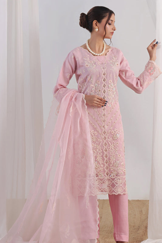 Organza Embroidered 3PC