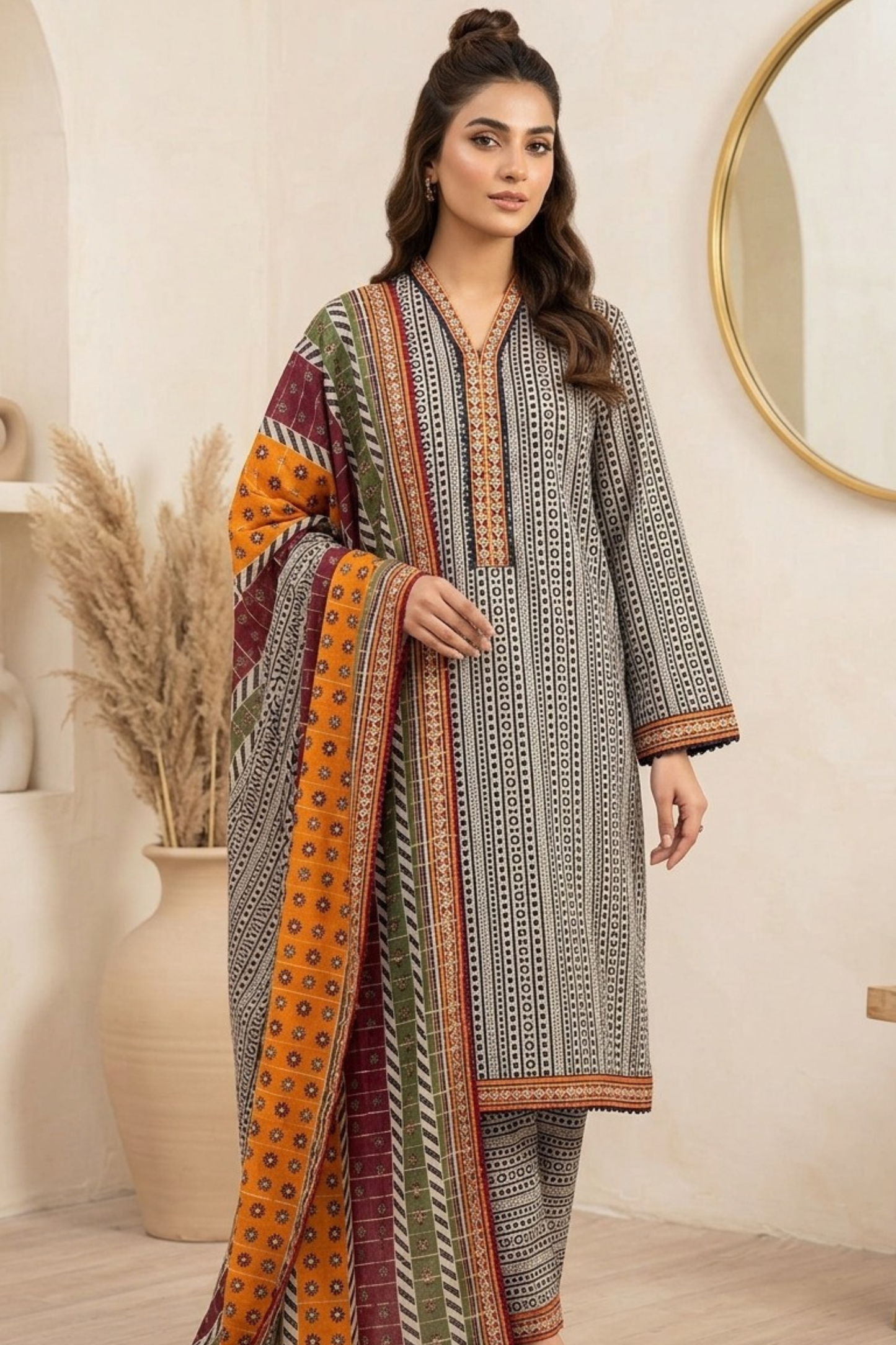 Bin Saeed Digital Printed Lawn 3PC