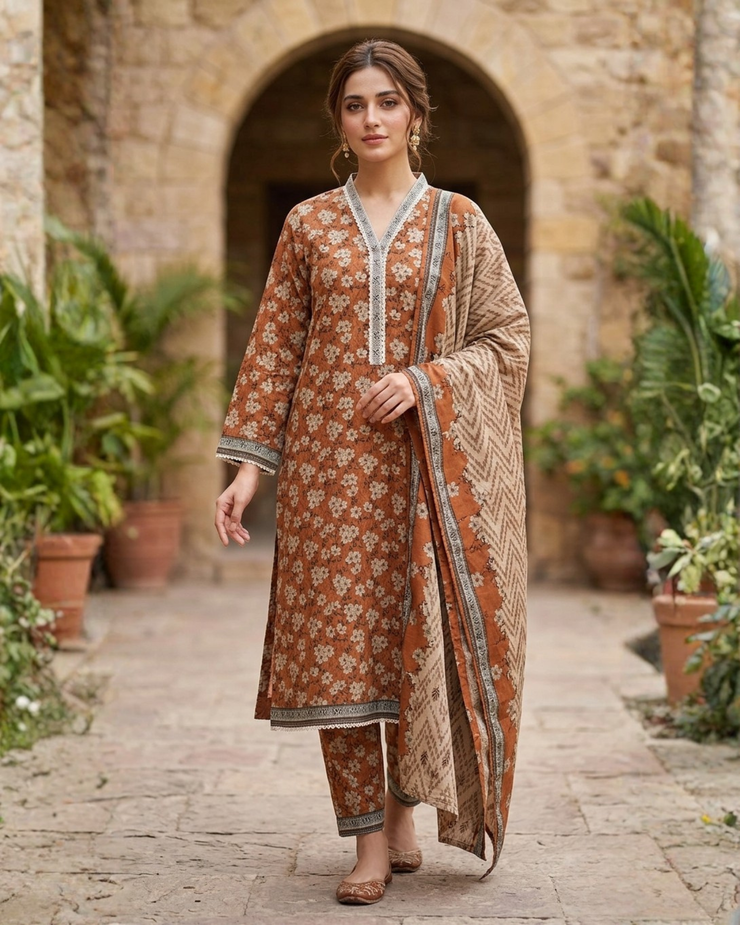 Bin Saeed Digital Printed Lawn 3PC