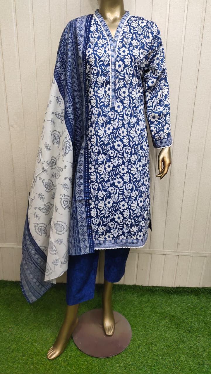 Bin Saeed Digital Printed Lawn 3PC