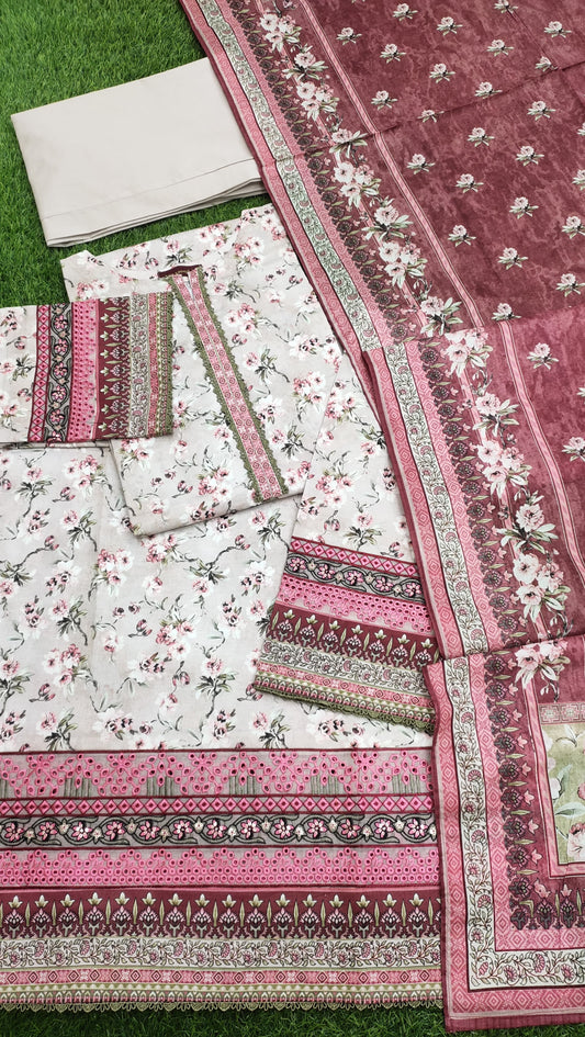 Embroidered Lawn 3PC
