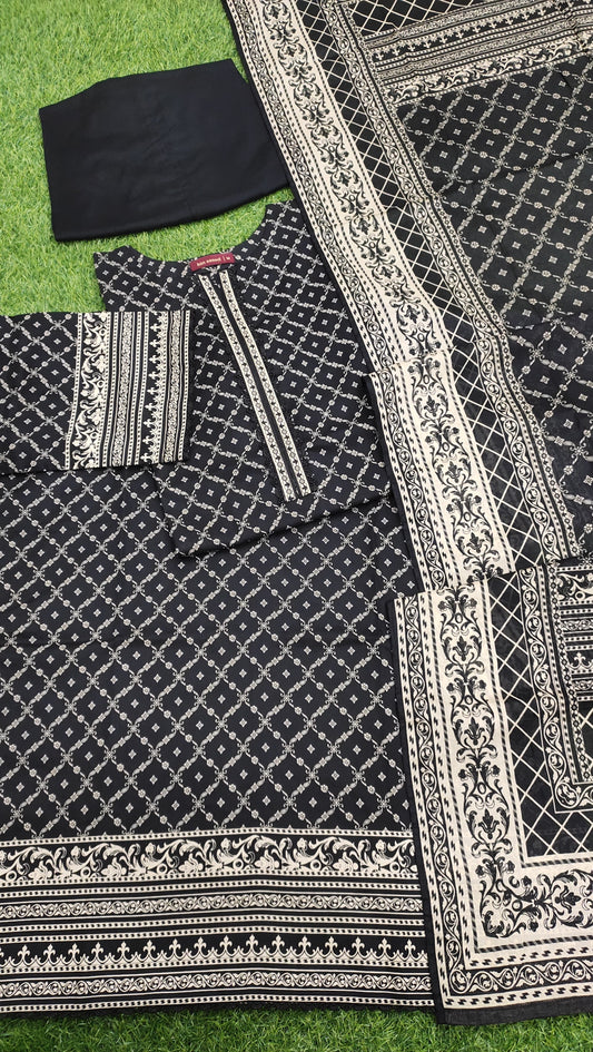 Printed Lawn 3PC