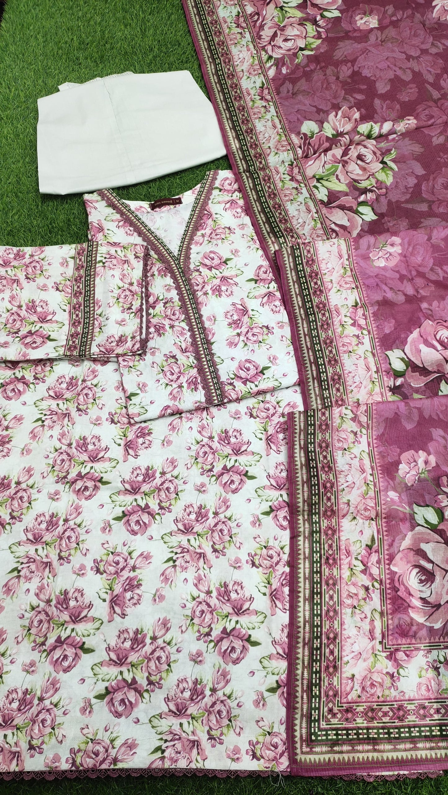 Bin Saeed Digital Printed Lawn 3PC