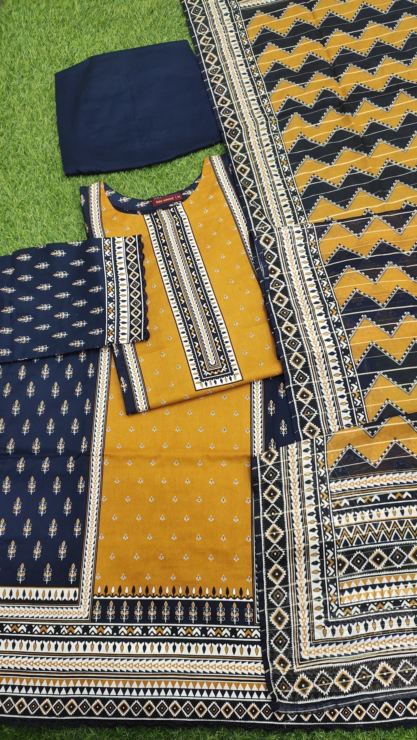 Bin Saeed Digital Printed Lawn 3PC