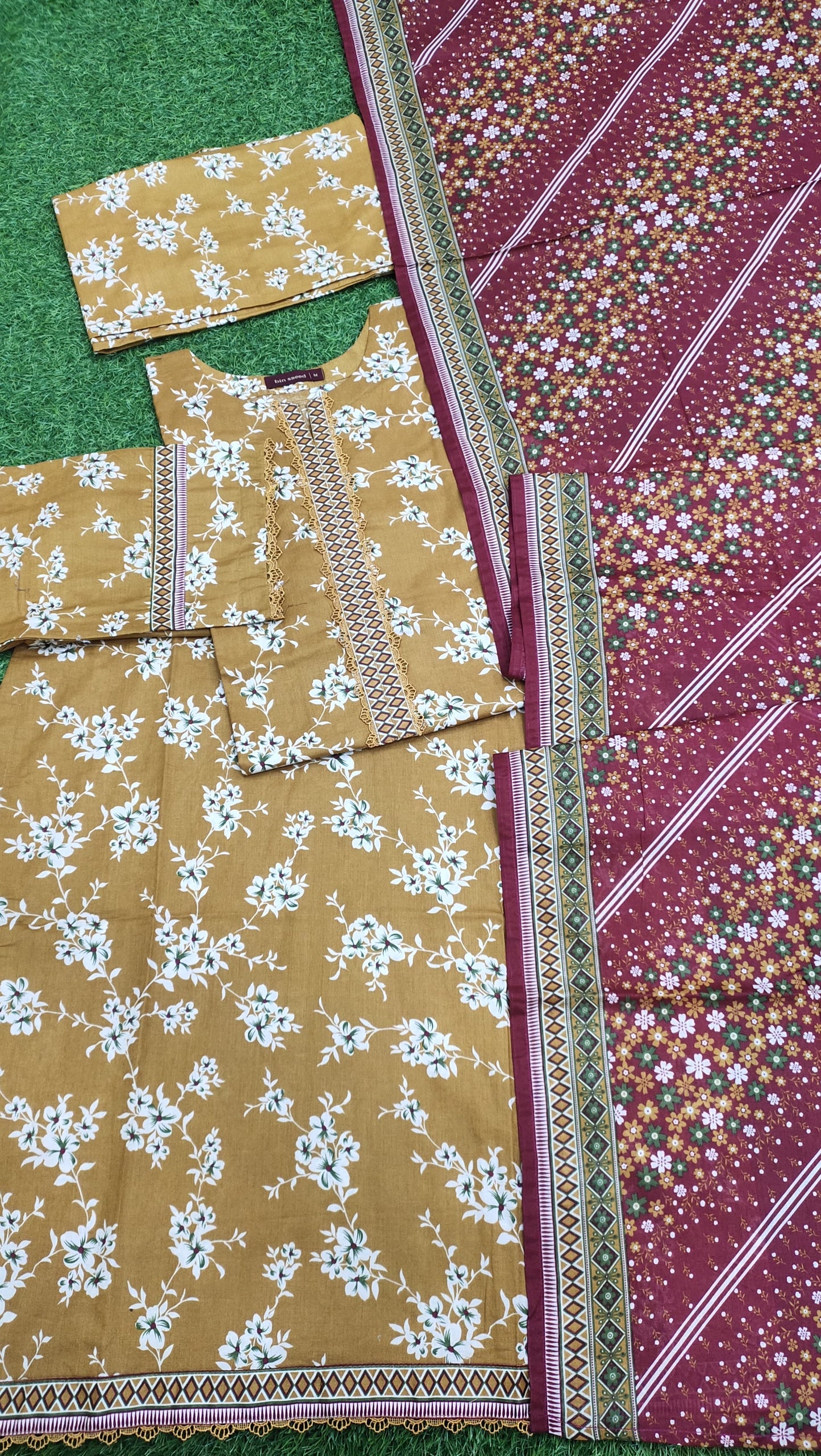 Bin Saeed Digital Printed Lawn 3PC