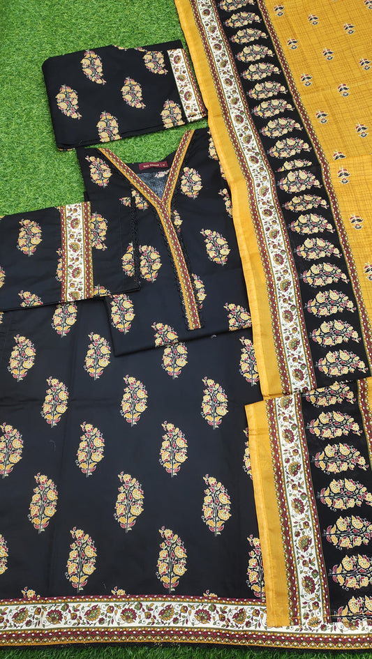 Printed Lawn 3PC