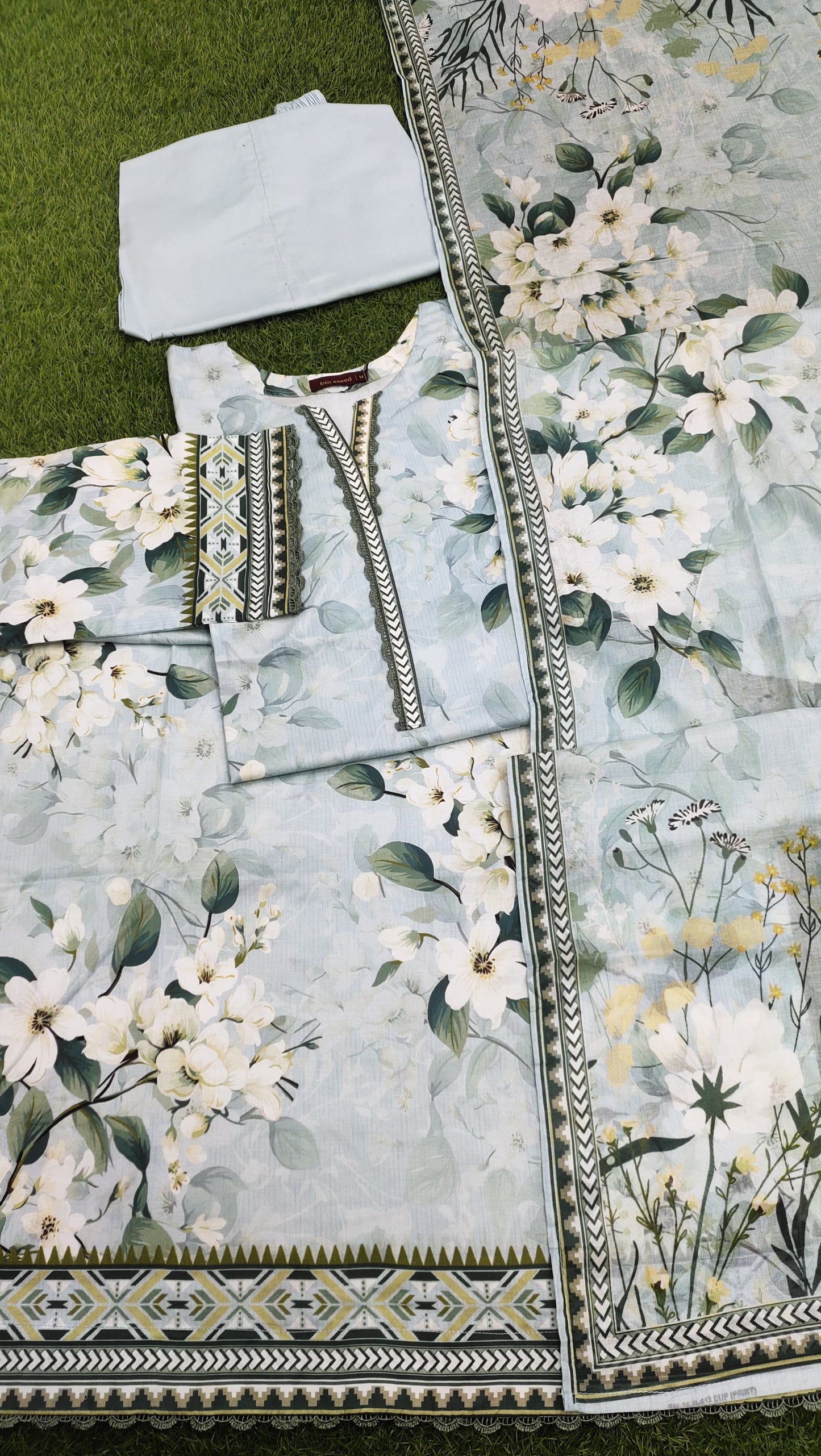 Bin Saeed Digital Printed Lawn 3PC