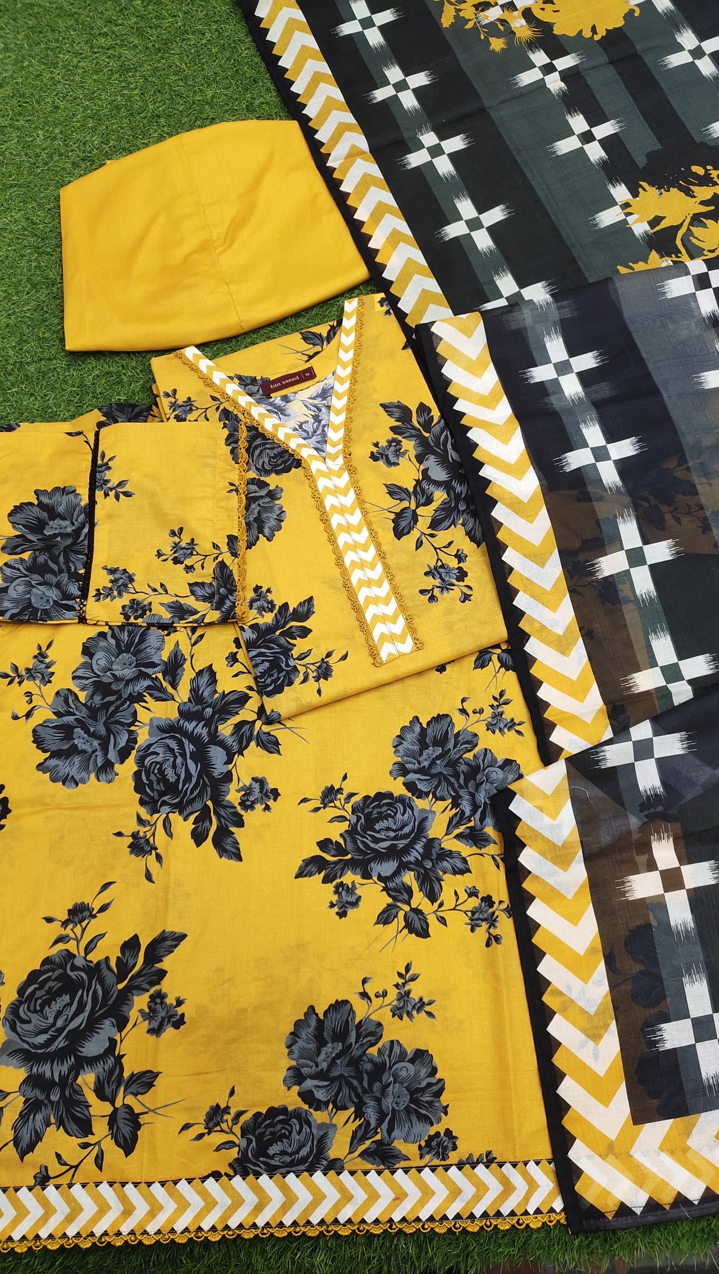 Bin Saeed Digital Printed Lawn 3PC