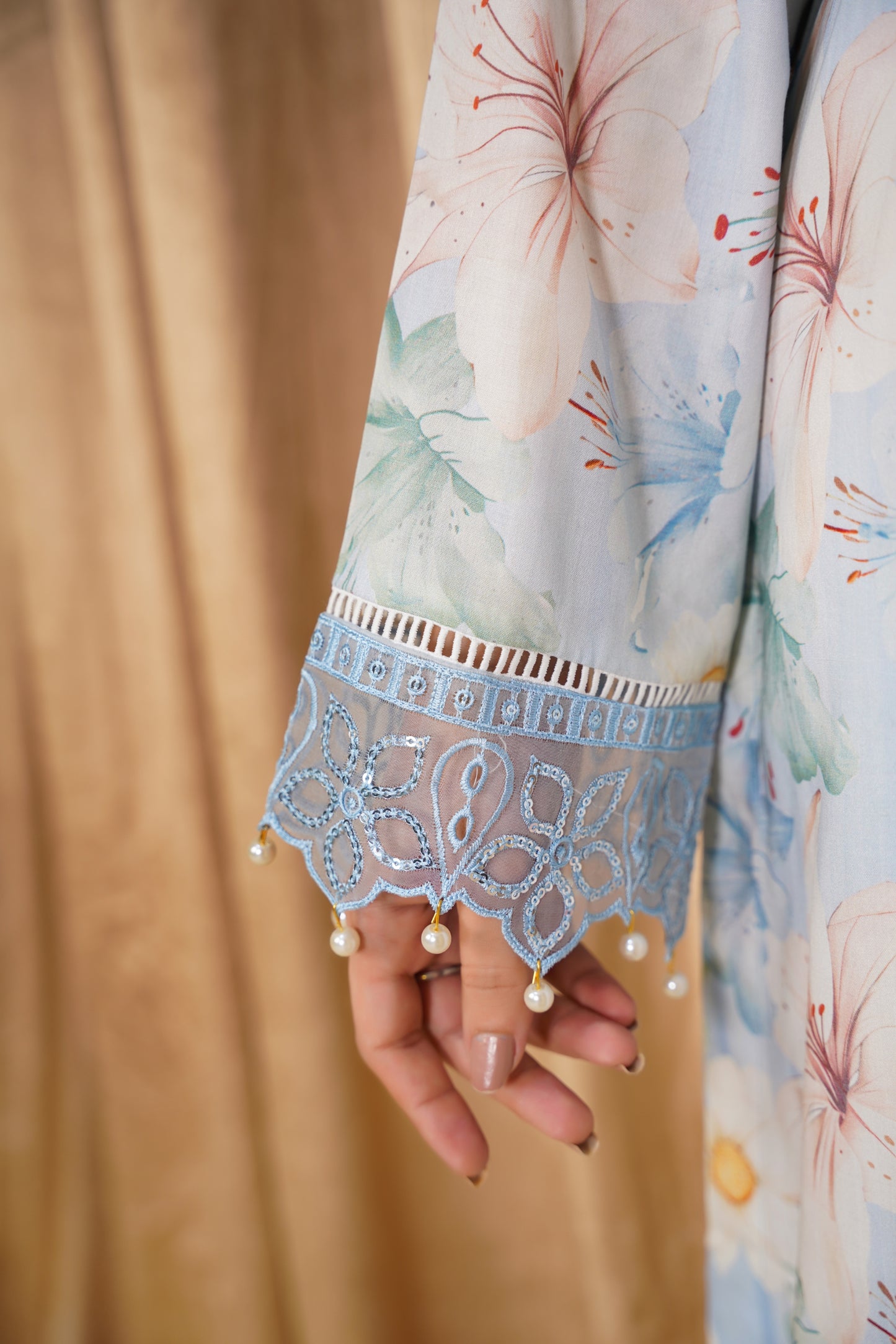 Embroidered Linen 3PC