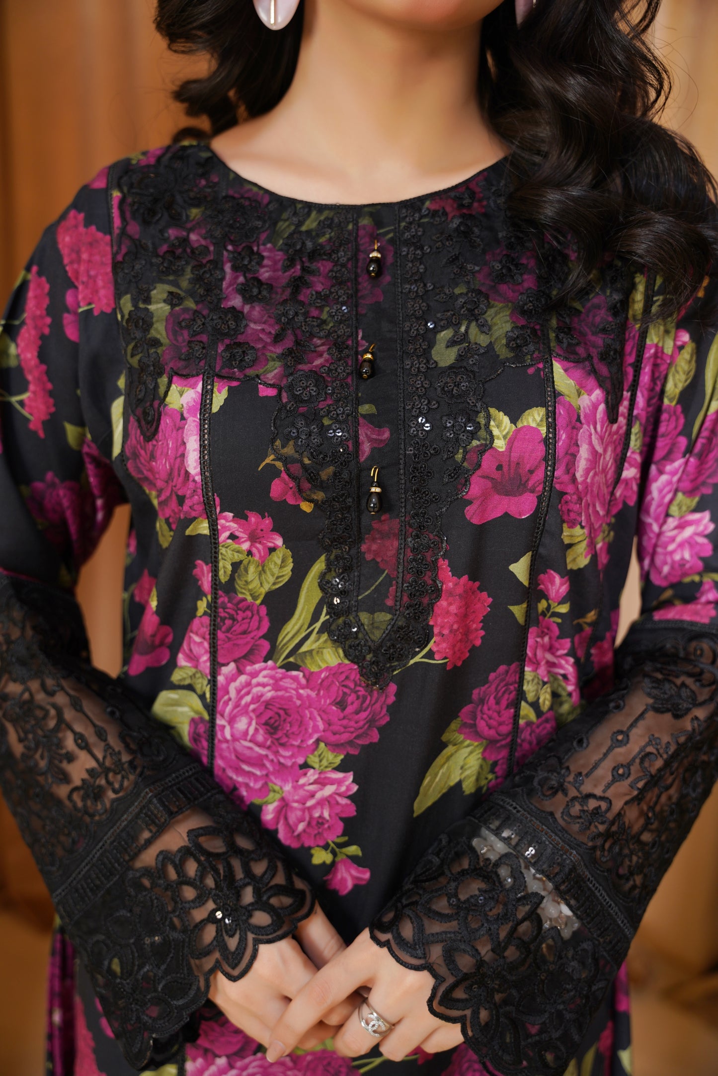 Embroidered Linen 3PC