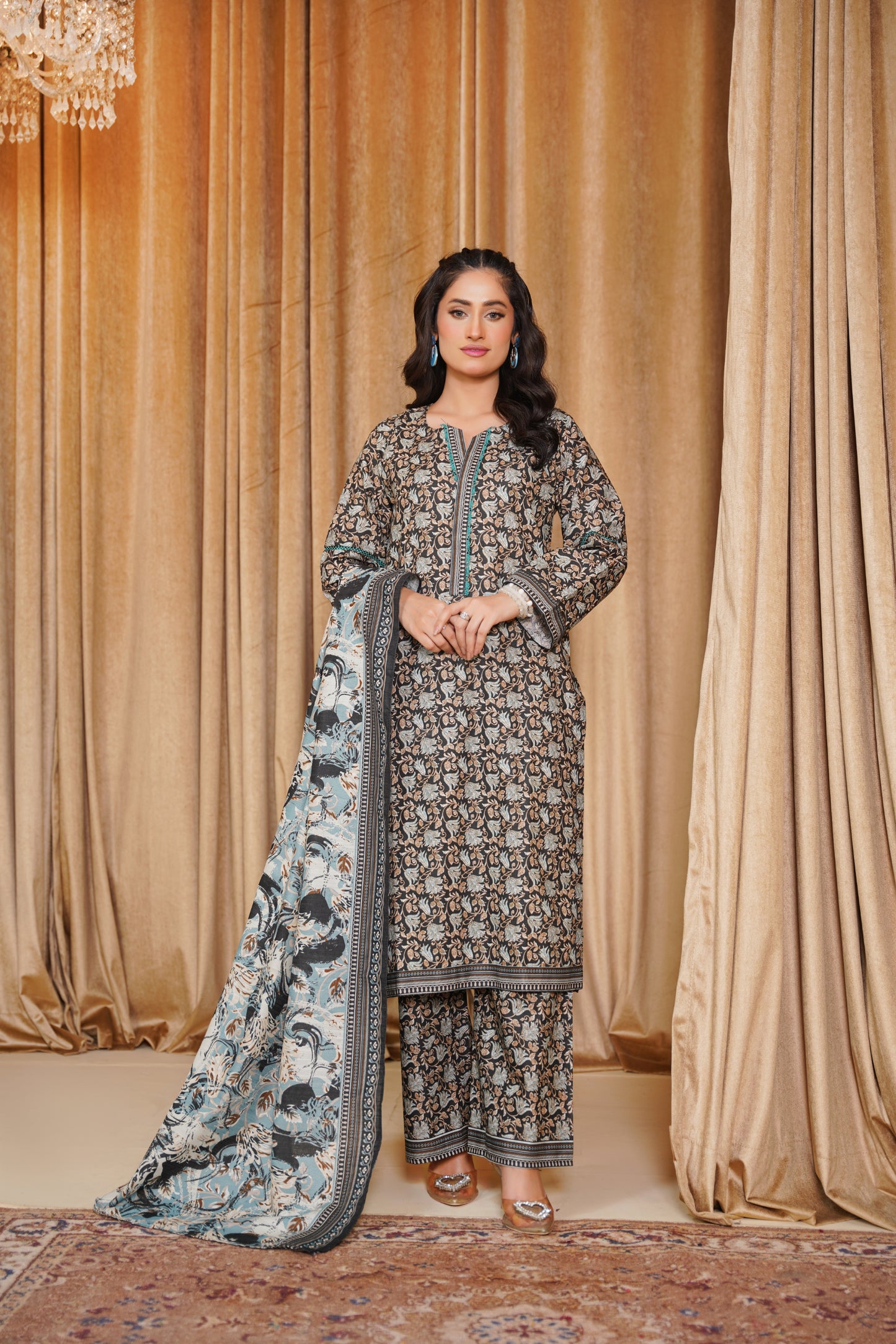 Printed | Khaddar | 3PC