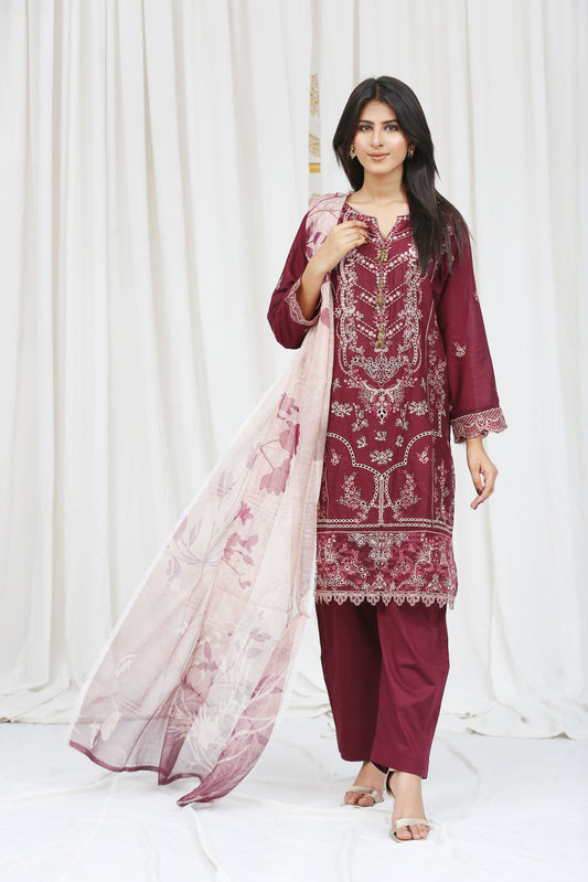 Maroon Bloom – Floral & Fab Edition