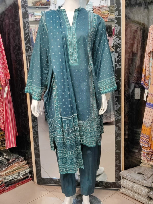 BS Printed Lawn-3PC