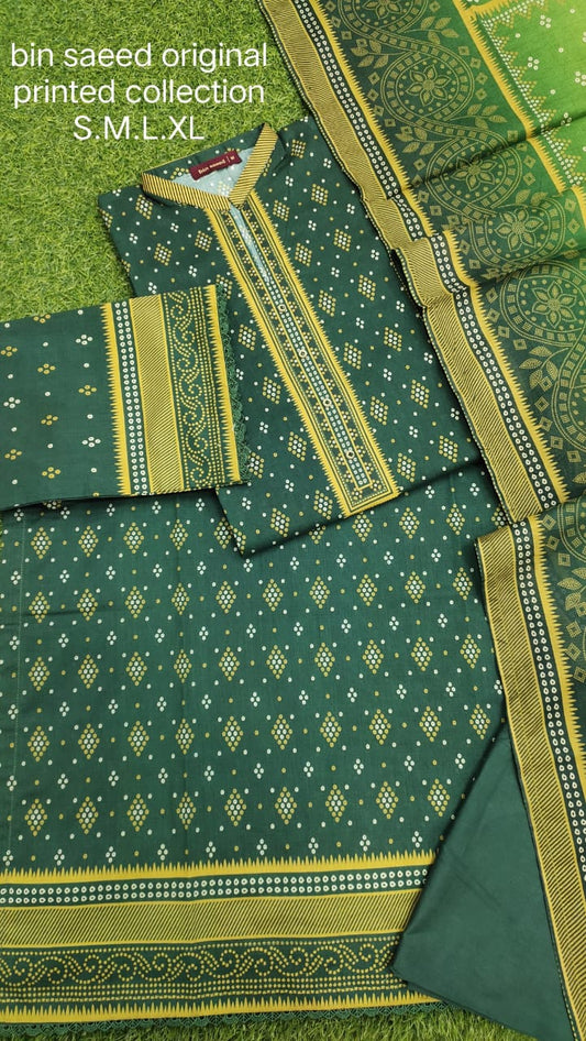 BS Printed Lawn-3PC