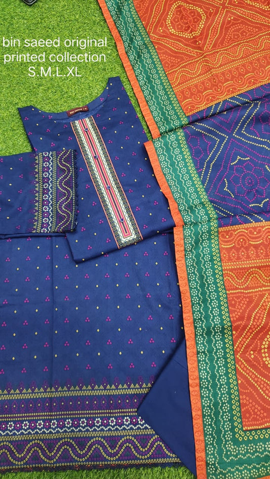 BS Printed Lawn-3PC