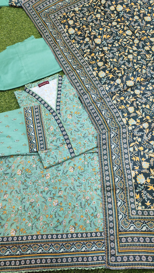 BS Printed Lawn-3PC