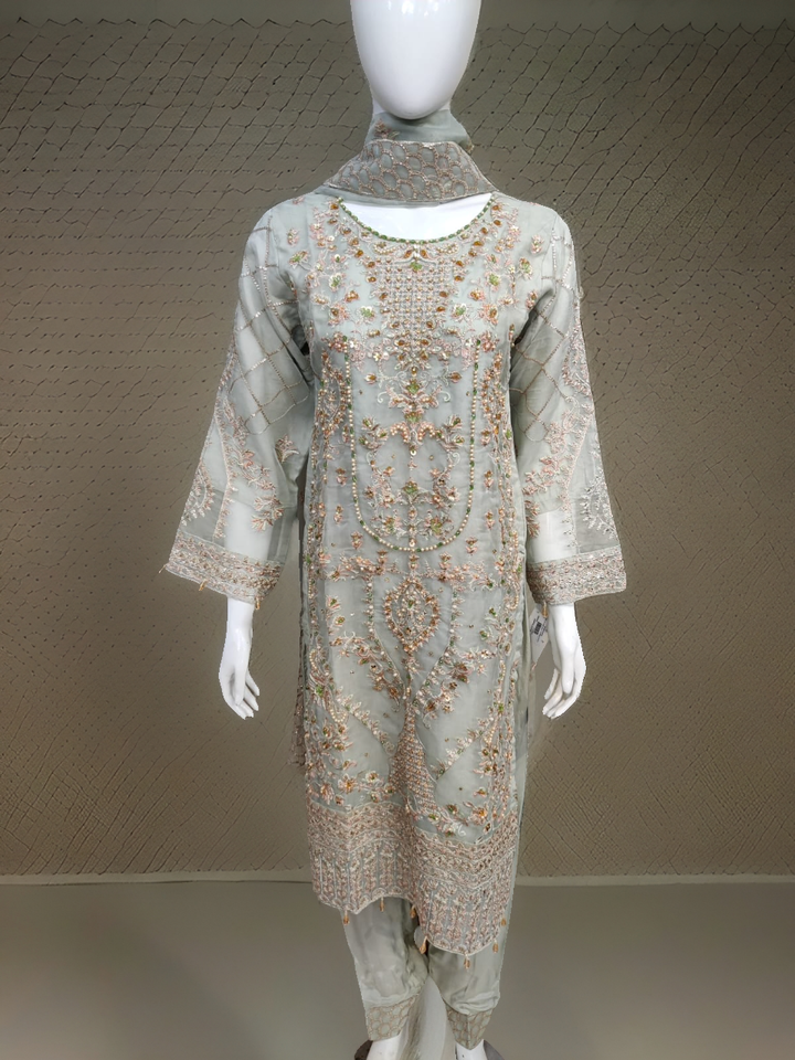 Areej Luxury Organza AA80-3PC