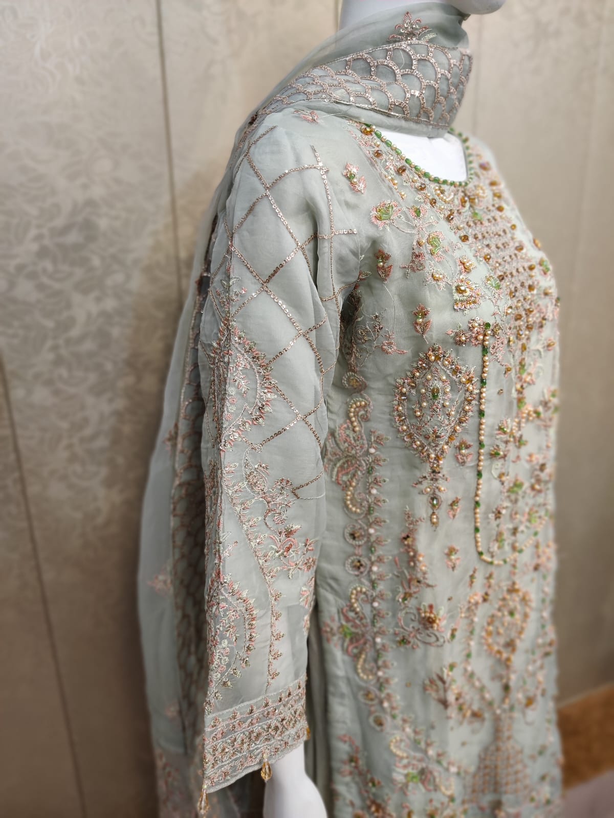 Areej Luxury Organza AA80-3PC