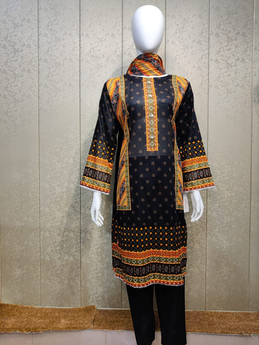 BS Printed Lawn-3PC
