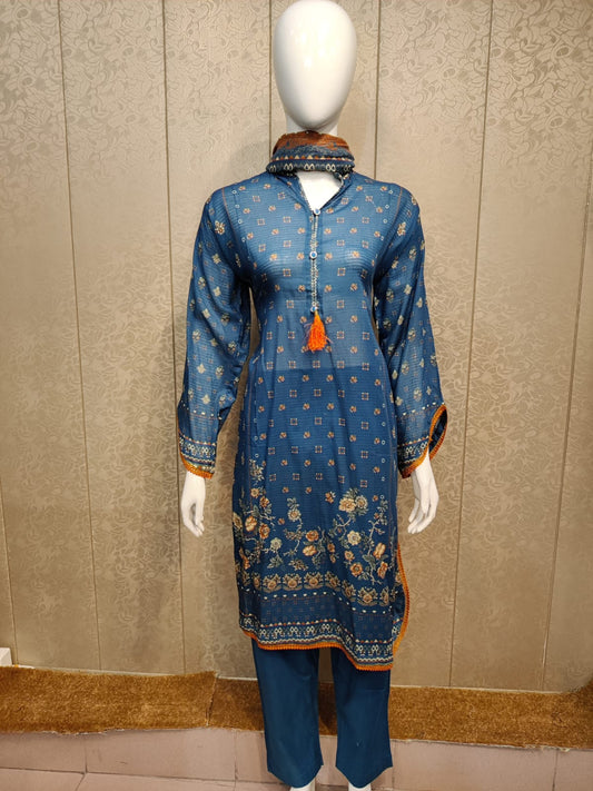DL Printed Lawn-3PC