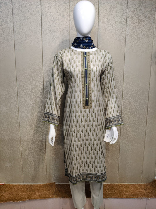 BS Printed Lawn-3PC