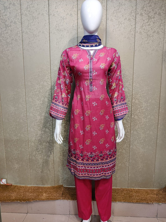 DL Printed Lawn-3PC