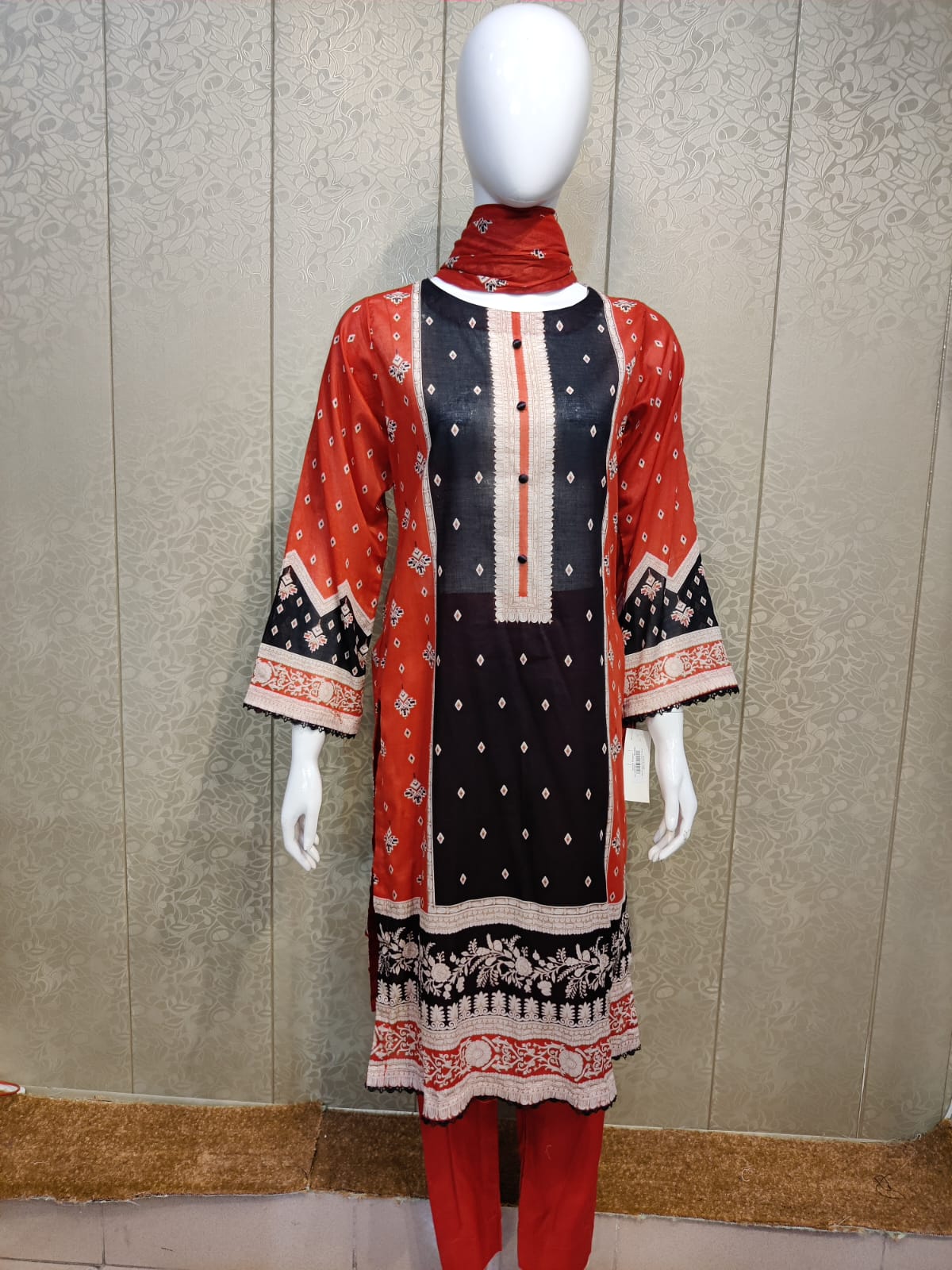 BS Printed Lawn-3PC