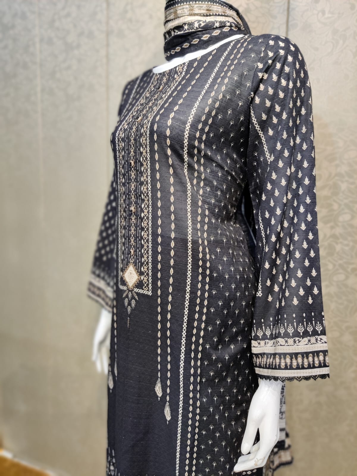 BS Printed Lawn-3PC