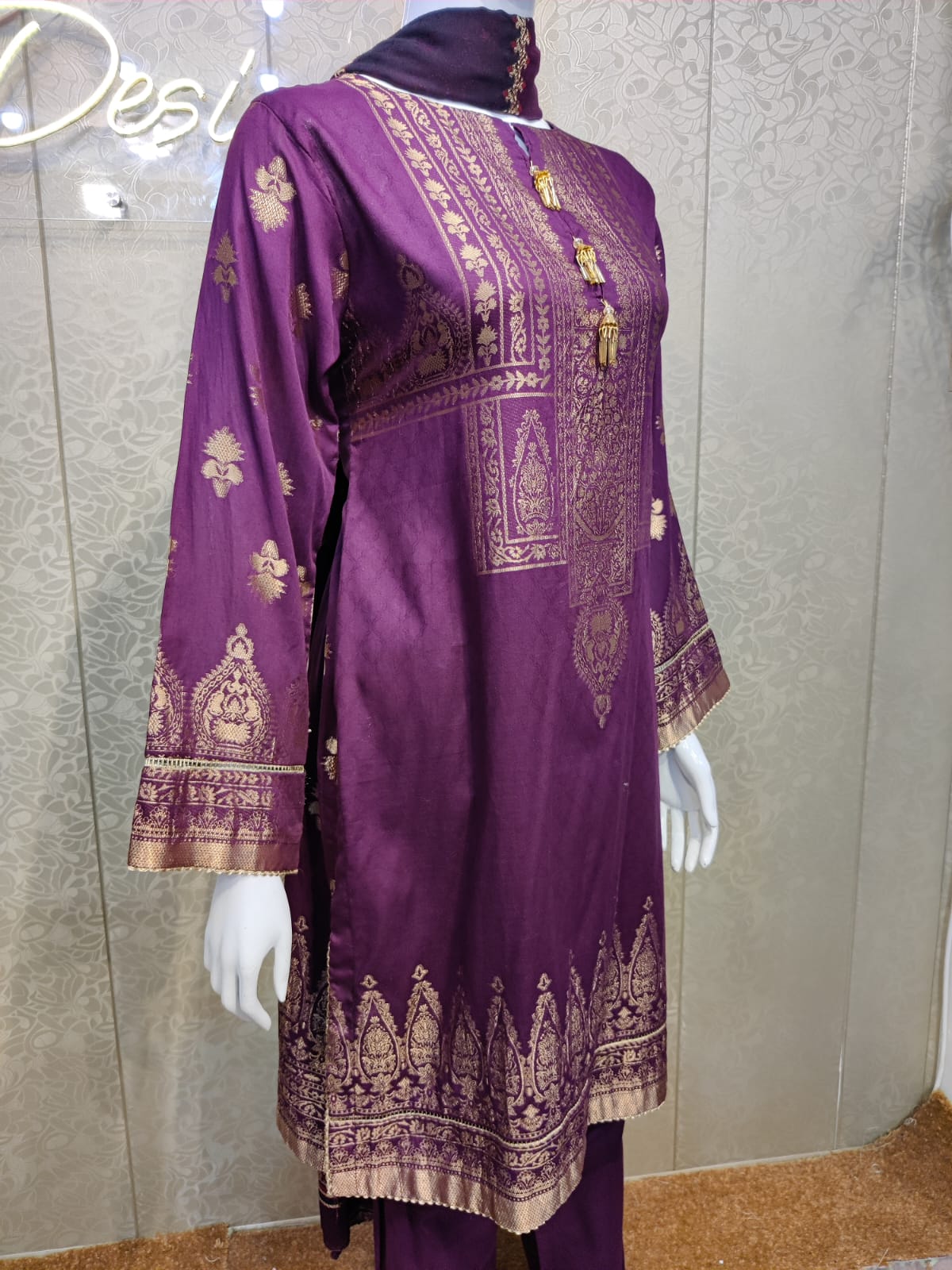Z Jacquard Lawn-3PC