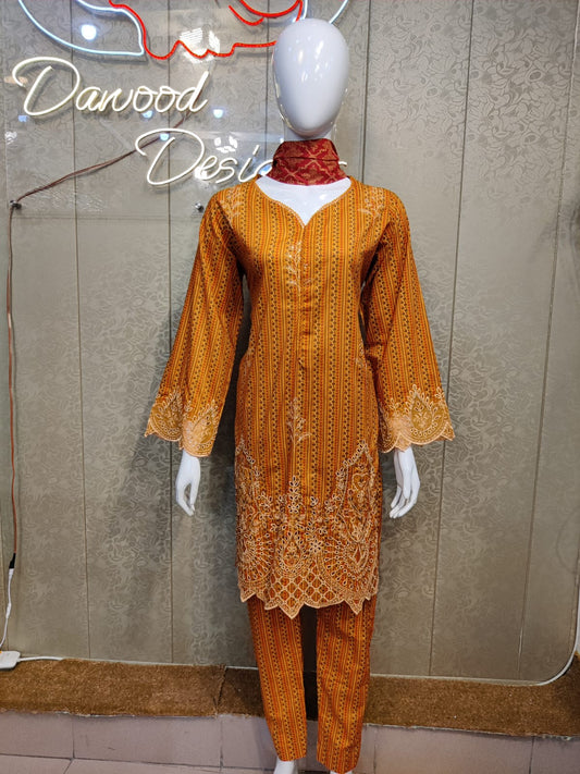 BS Dhaga Kari Lawn-3PC