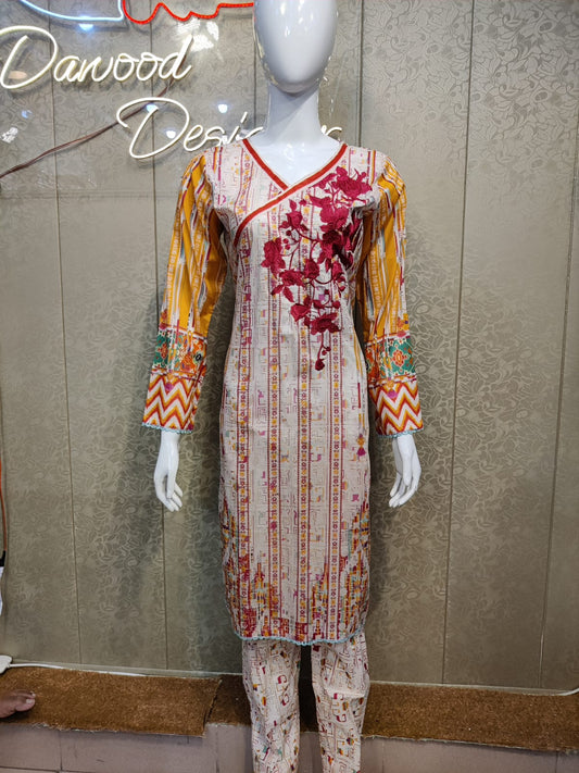 Safa Noor 2-Piece Embroidered Lawn Collection