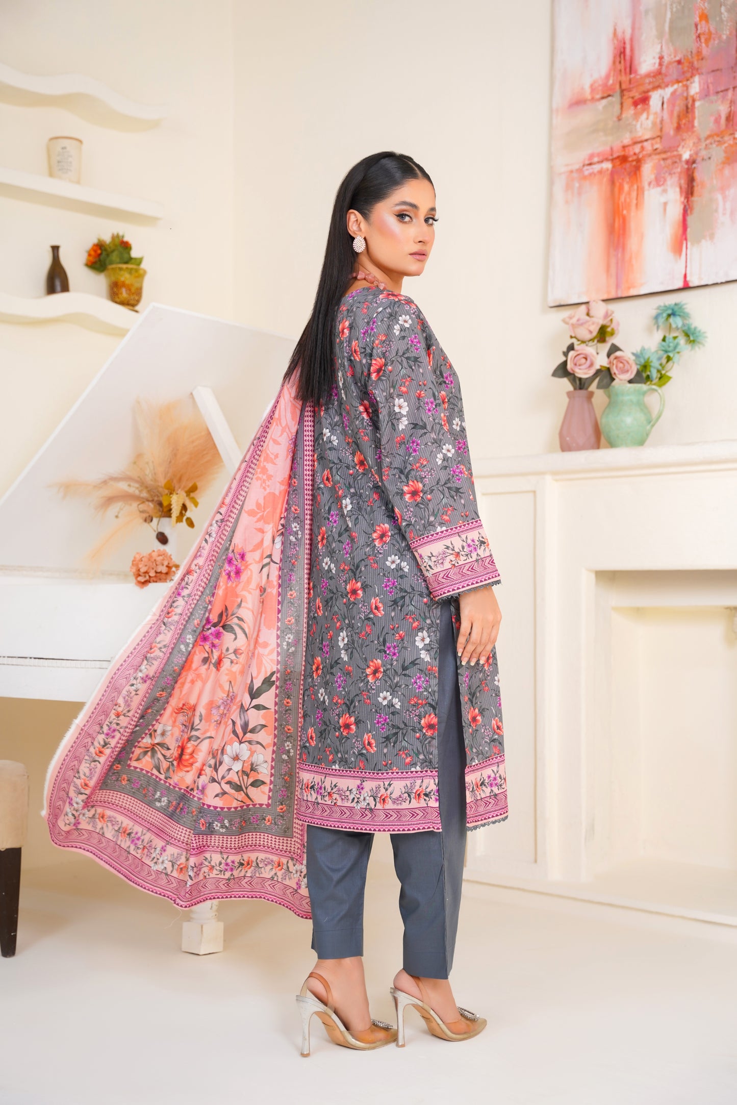 Printed Lawn 3PC