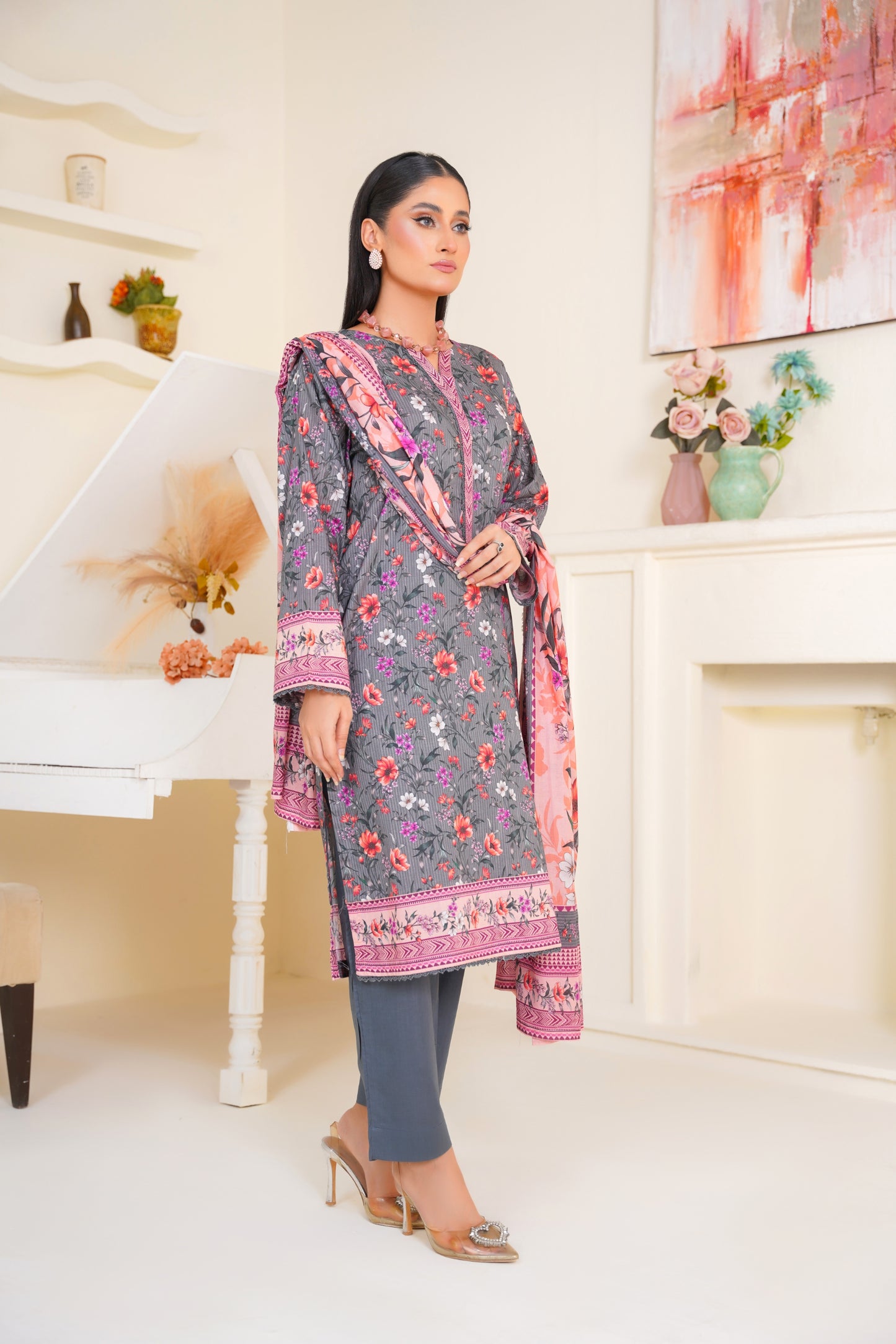 Printed Lawn 3PC