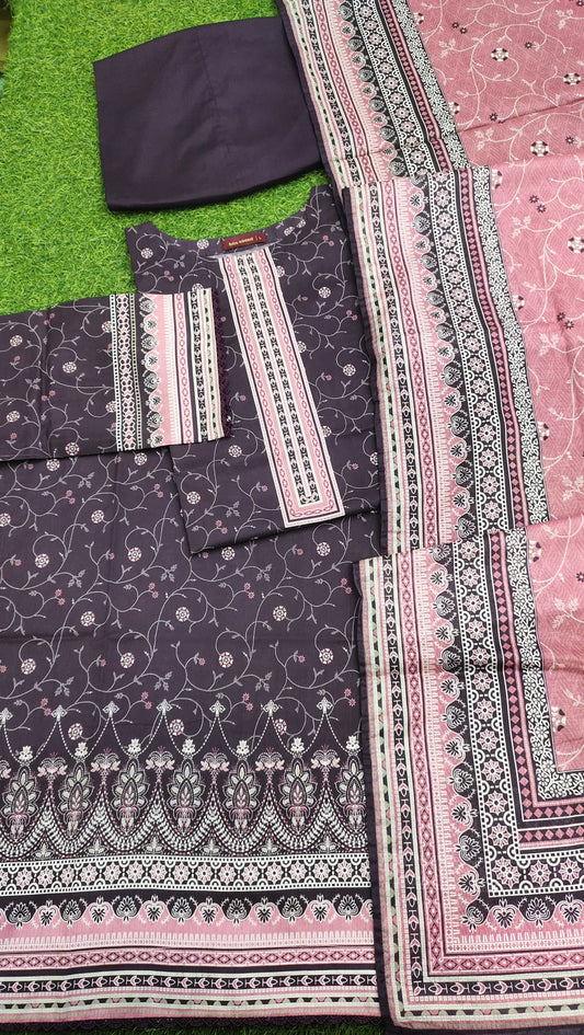 Bin Saeed Digital Printed Lawn 3PC