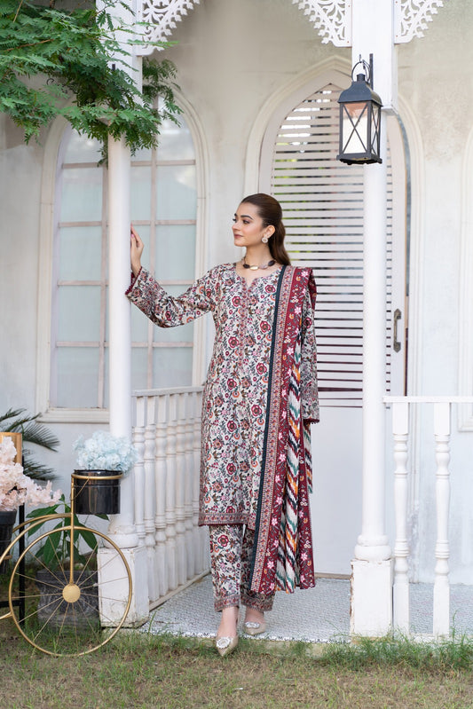 Printed | Khaddar | 3PC