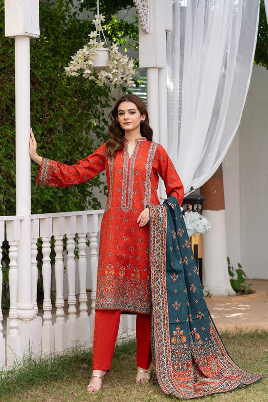 Printed | Khaddar | 3PC